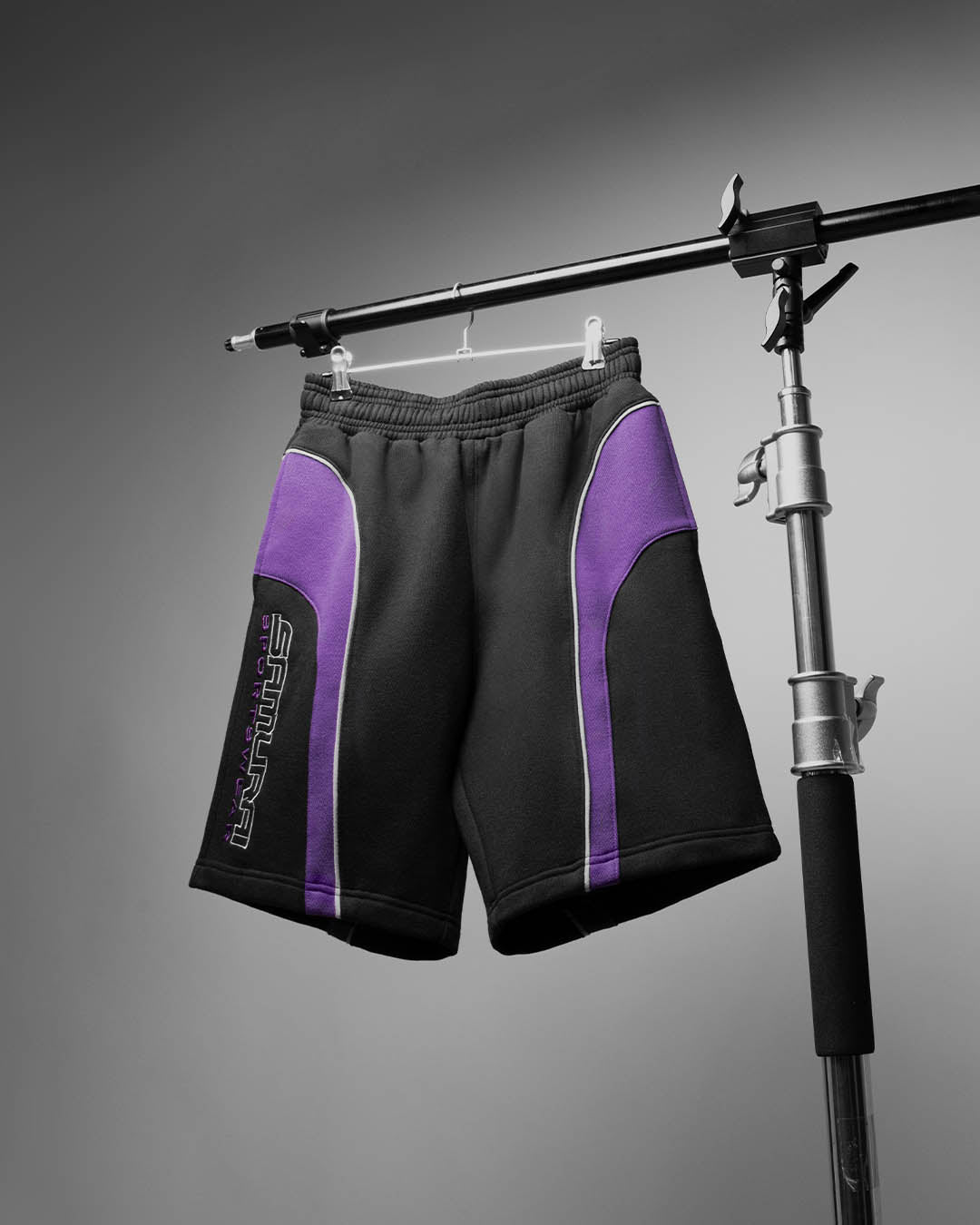 AC1:013 - Men's Edmonton Shorts - Purple/Black