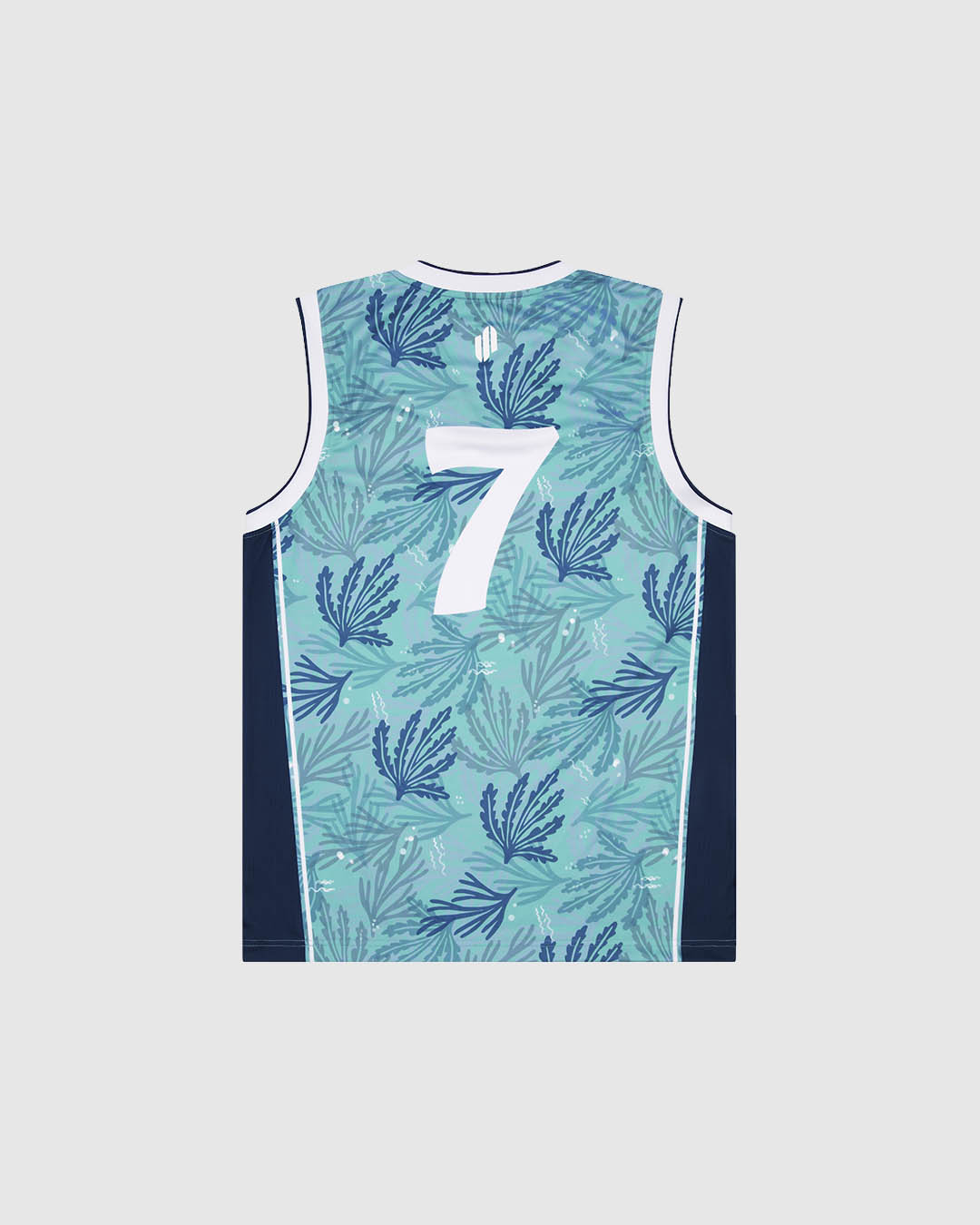 ED7:O2 - Womens Ocean Basketball Vest - Turquoise