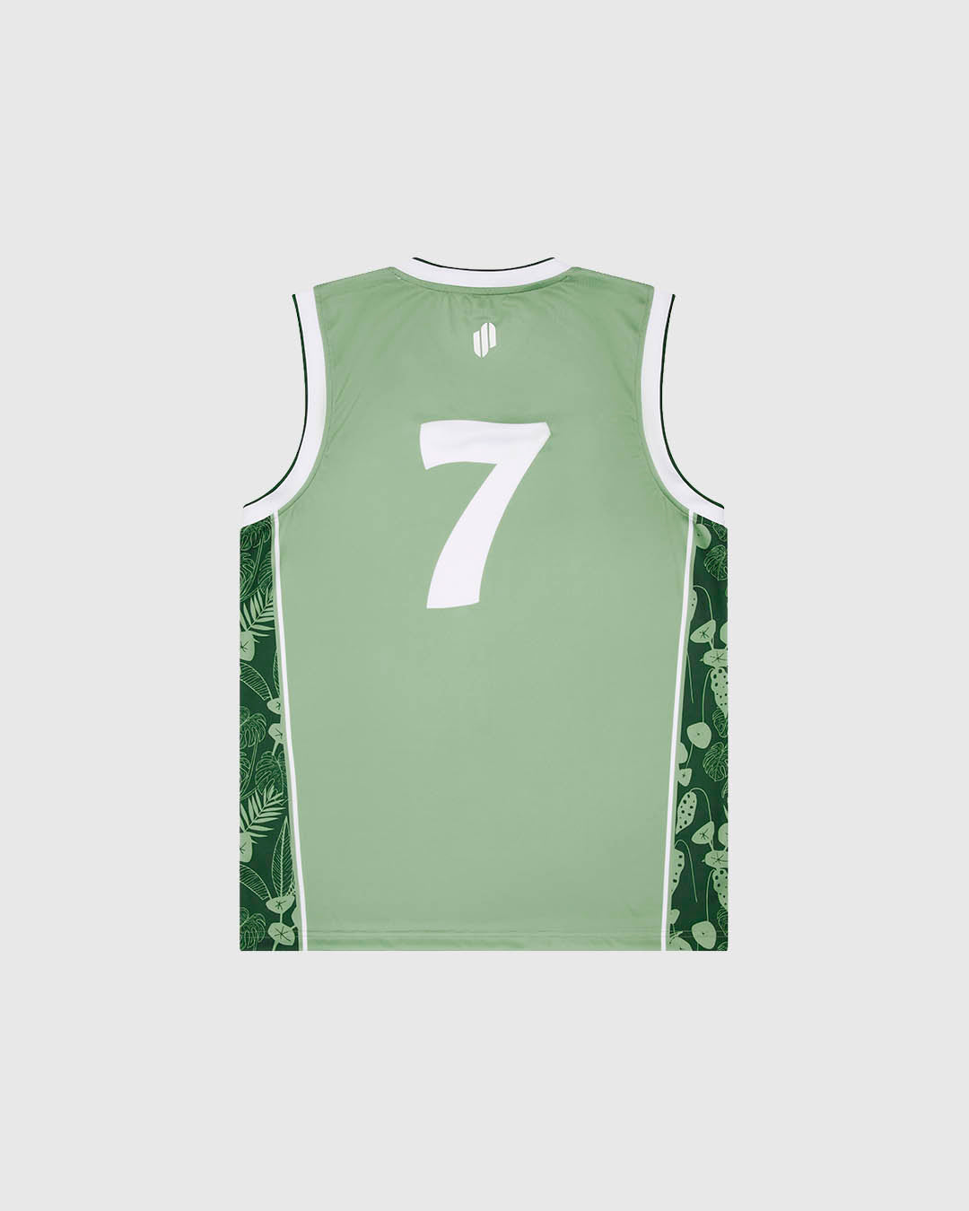 ED7:RF 1 - Womens Rainforest Basketball Vest - Green Print