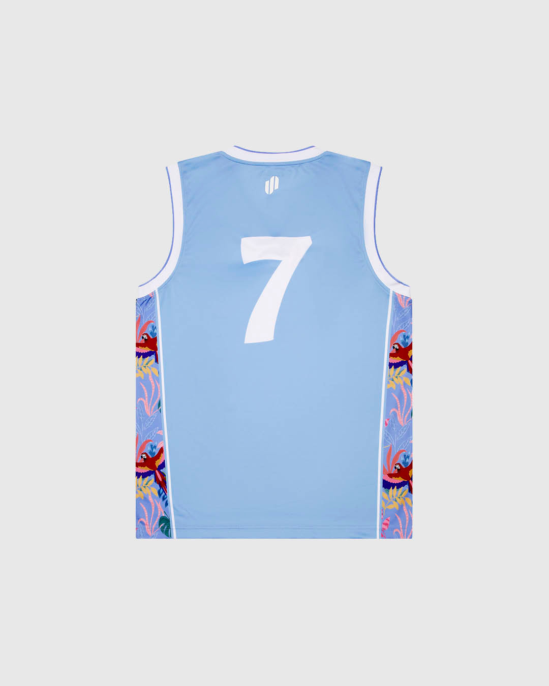 ED7:R2 - Mens Rainforest Basketball Vest - Sky Blue