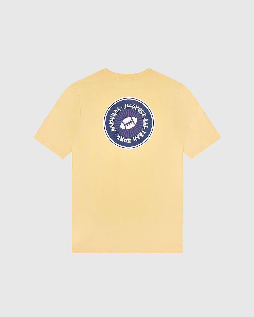 ED7: Mens Respect All Fear None Tee - Yellow