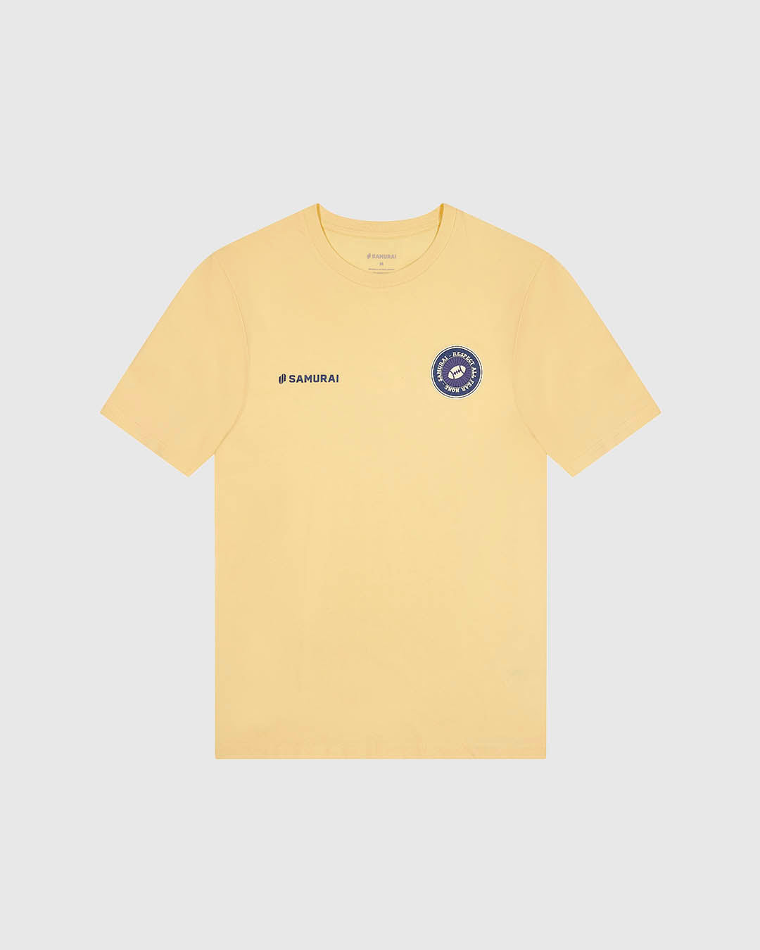 ED7: Mens Respect All Fear None Tee - Yellow