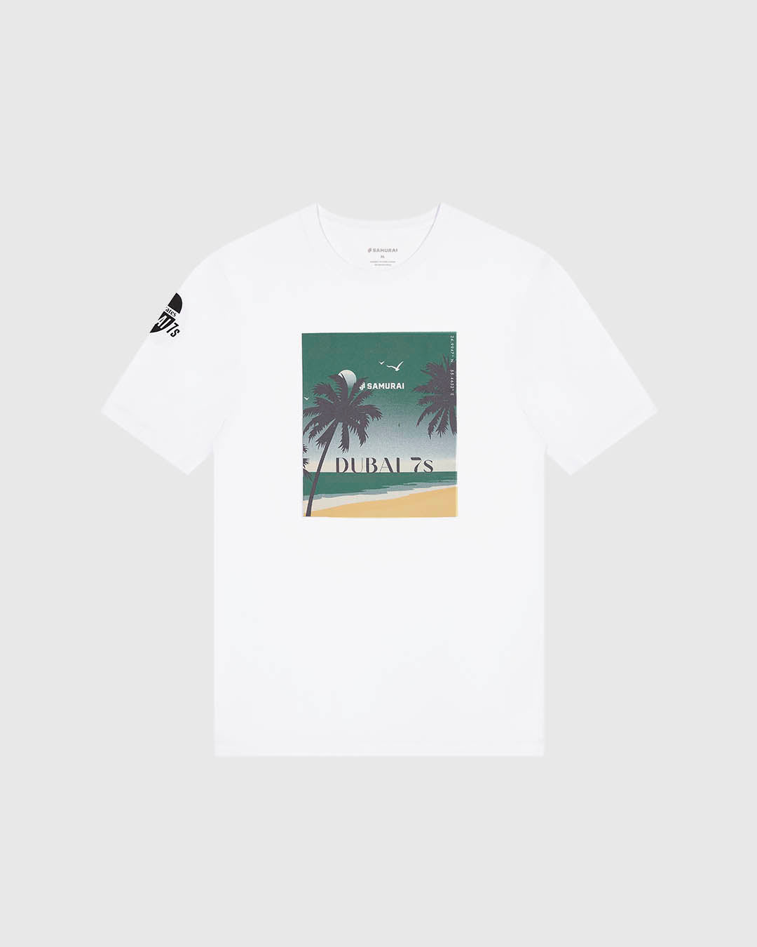 ED7:04 - Beach Dreams Postcard T-Shirt - White