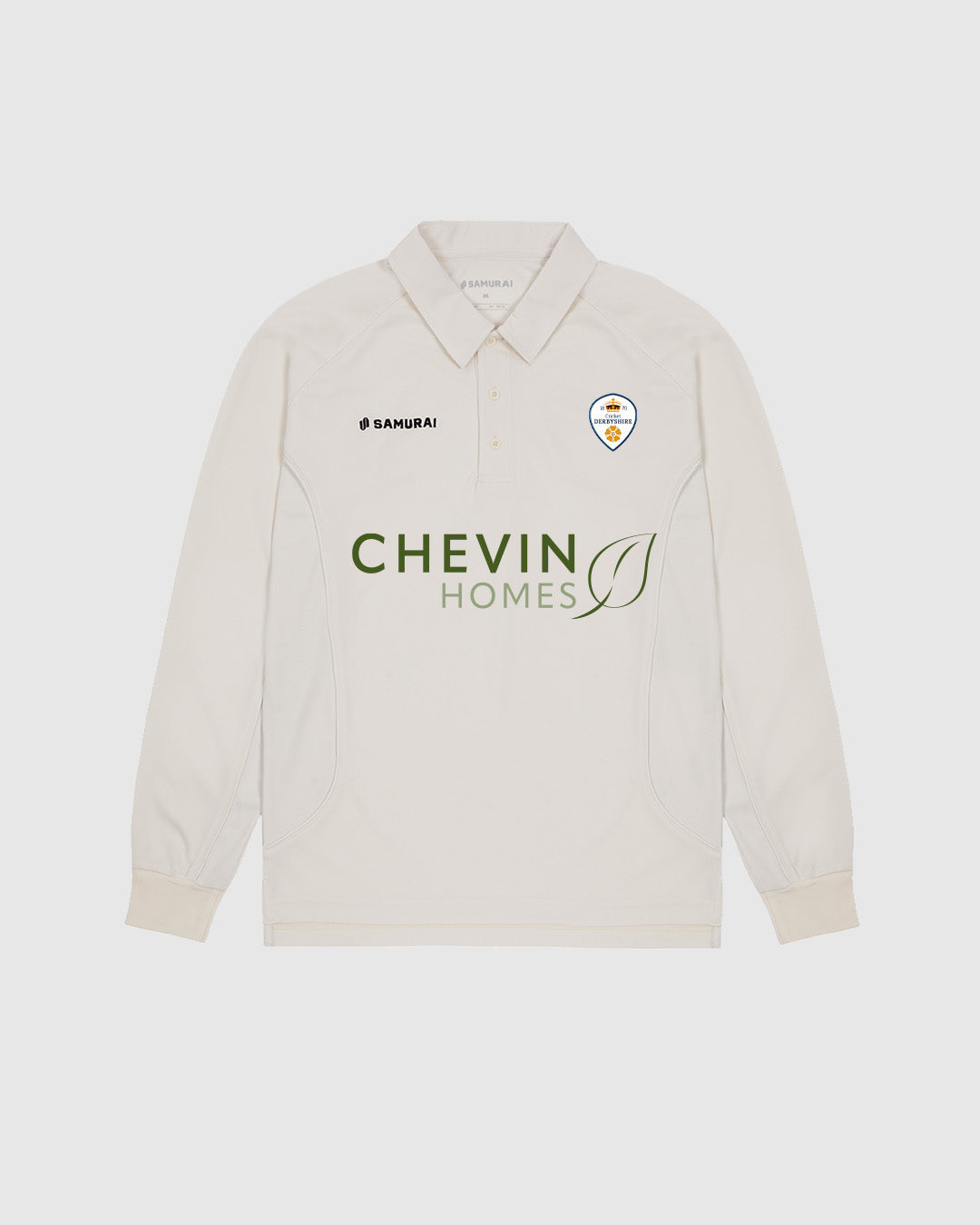 Derbyshire CCC - EP:0131 - Cricket Long Sleeve Shirt