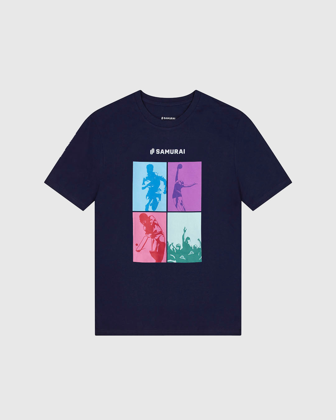 ED7: Mens Sports Graphic Tee - Navy