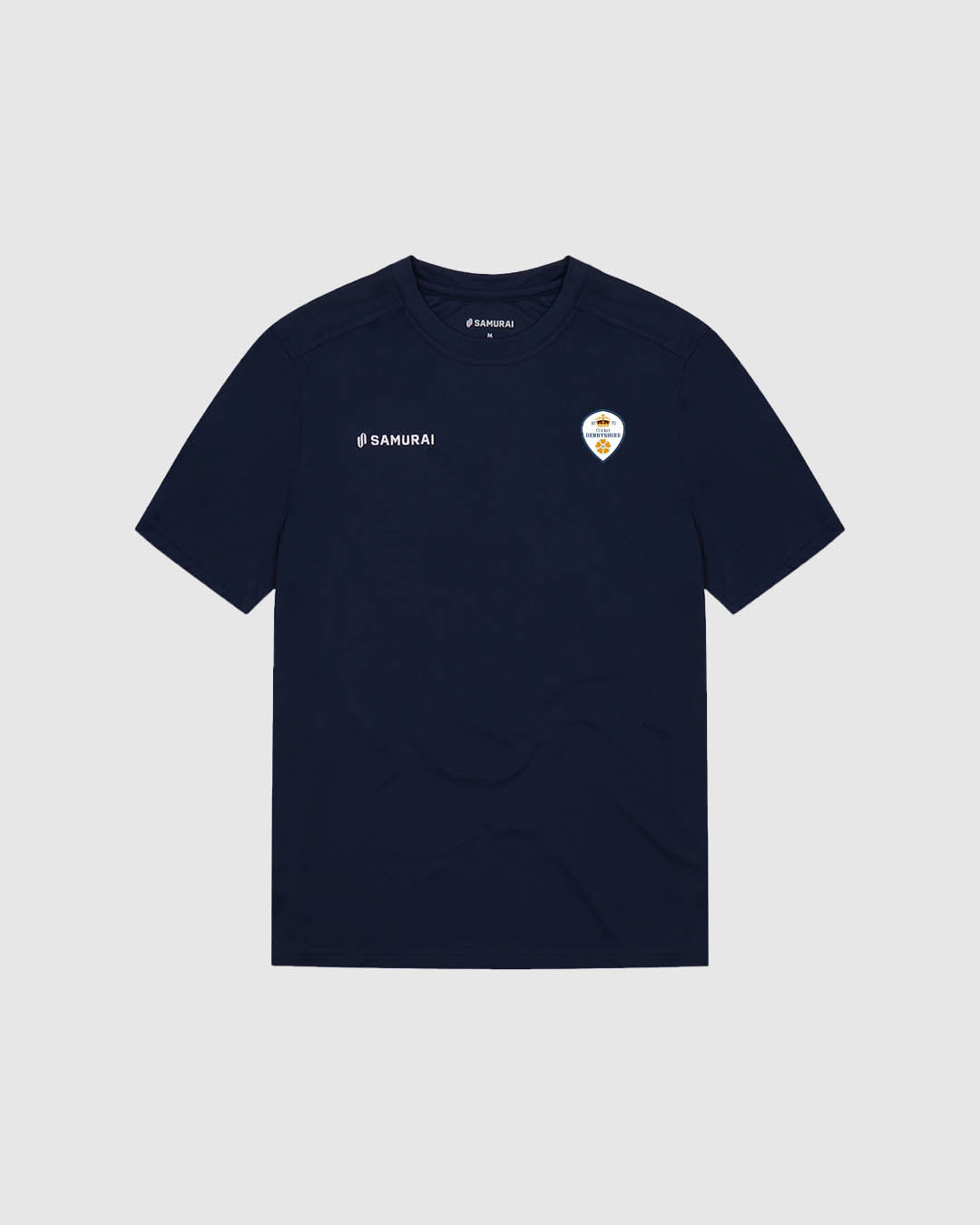 Derbyshire CCC - EP:0110 - Performance Tee 2.1 - Navy
