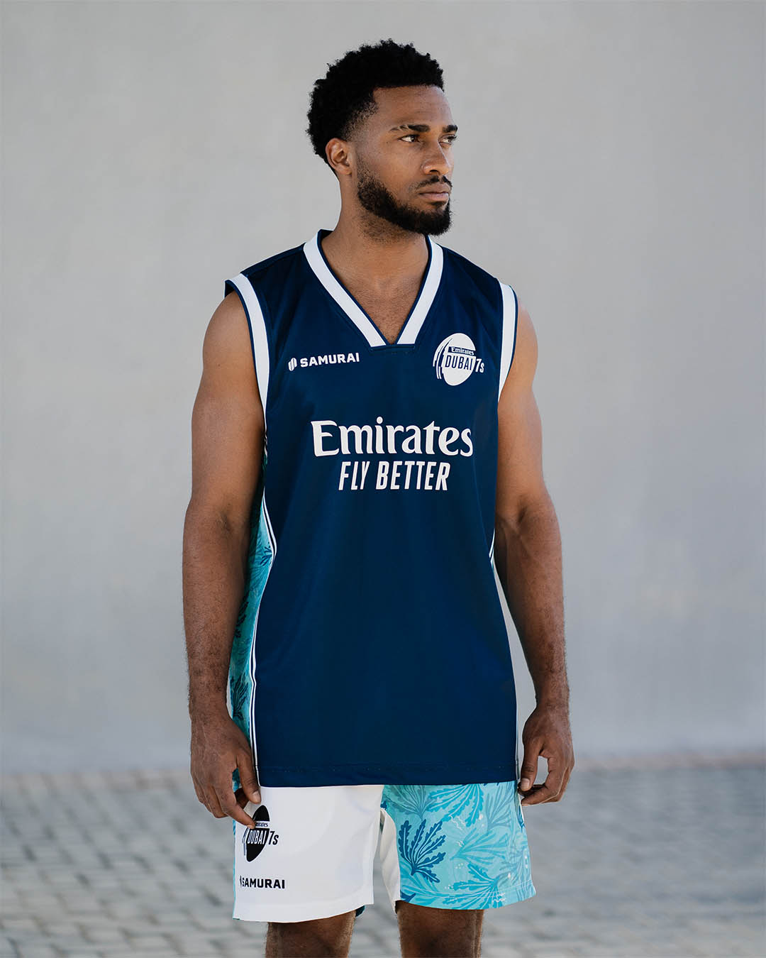 ED7:O1 - Mens Ocean Basketball Vest - Navy