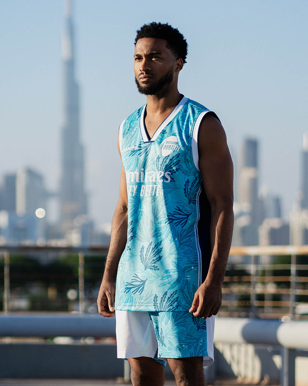 ED7:O2 - Mens Ocean Basketball Vest - Turquoise