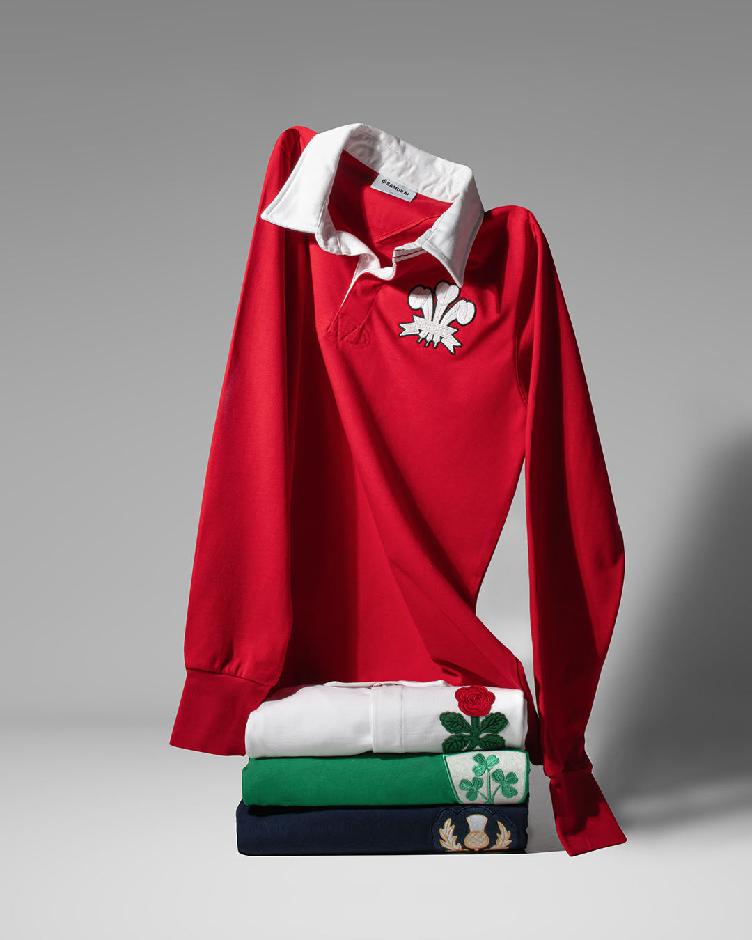 VC: GB-WLS - Women's Vintage Rugby Shirt - Wales