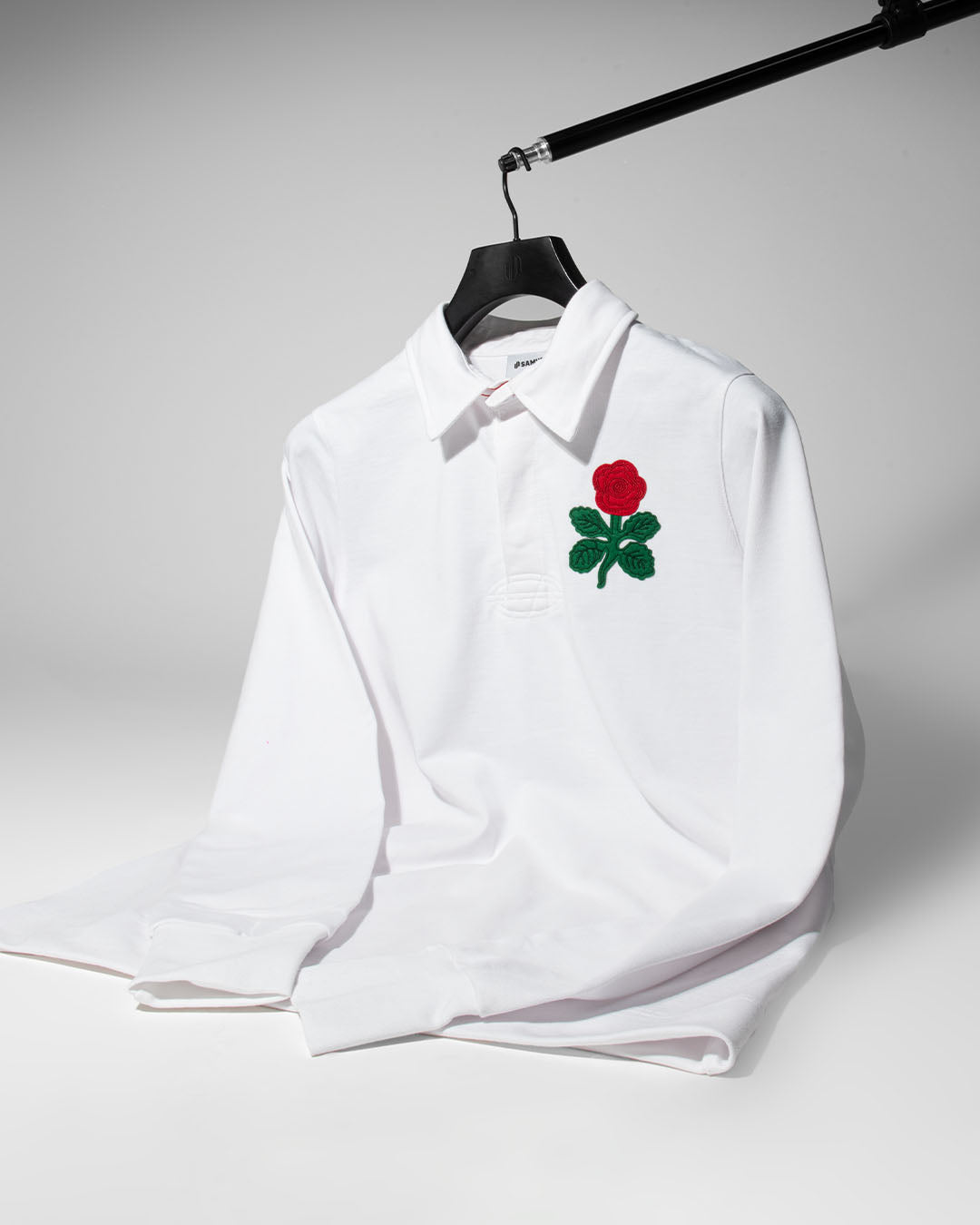 VC: GB-ENG - Vintage White Rugby Shirt - England