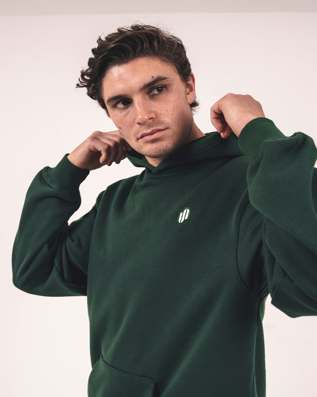 Champion reverse weave hot sale hoodie forest green